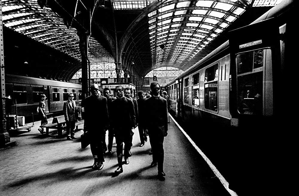 Michael X at Paddington Station By HORACE OVE' CBE