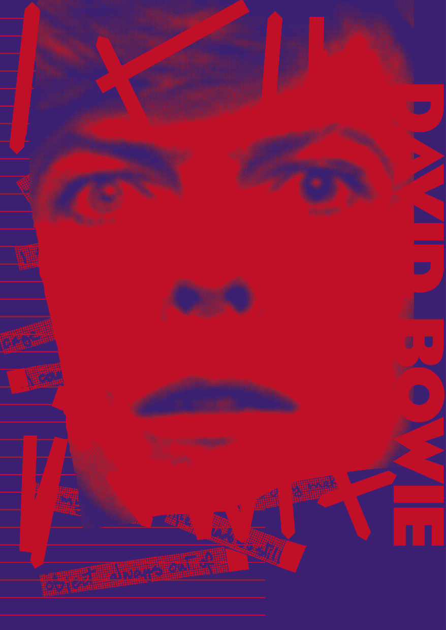 Bowie Poster Constructing The Self | Vivid Projects